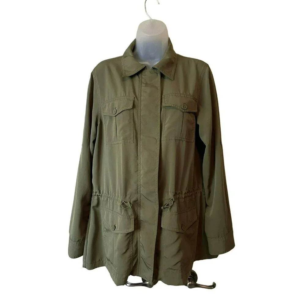 Ladies CHAPS Utility Jacket Size Medium